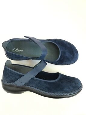 PROPET Blue Suede Mary Jane Shoes Women’s Size 11 4E XWIDE